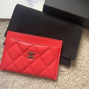 Chanel card holder